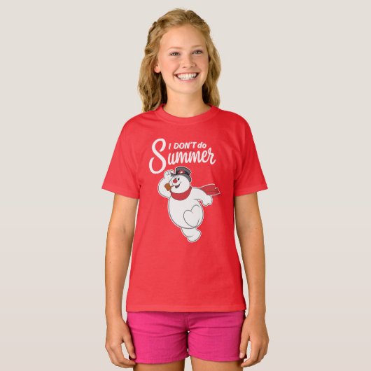 Frosty the Snowman™ | I Don't Do Summer Tシャツ (正面フル)