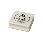 Frosty Waddle – Custom Penguin Name Stamp ラバースタンプ (スタンプ)
