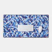 Frosty Winter Camouflage デスクマット (キーボード&マウス)