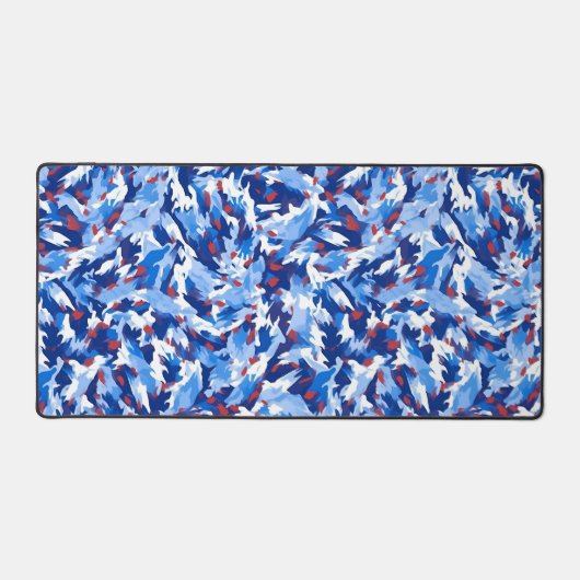 Frosty Winter Camouflage デスクマット (正面)