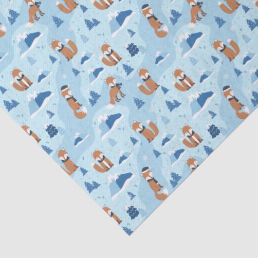 Frosty Winter Foxes 薄葉紙 (詳細)