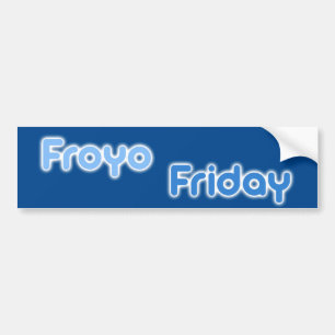 FroyoFridayのバンパーステッカー バンパーステッカー