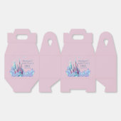 Frozen 1st Birthday Cartoon Castle First Birthday フェイバーボックス (見開き)