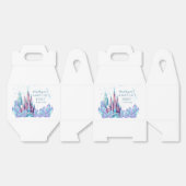 Frozen 1st Birthday Cartoon Castle First Birthday  フェイバーボックス (見開き)