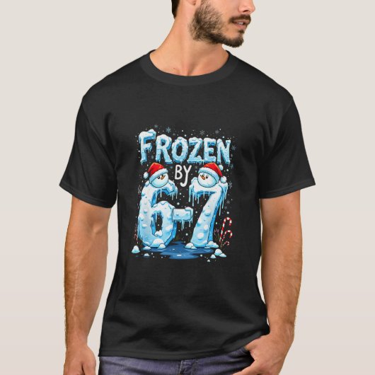 Frozen 6 ナンバー 67 シックスセブン ミーム tシャツ (正面)