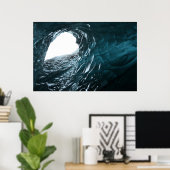 Frozen Beauty - Iceland Glacier photography ポスター (ホームオフィス)