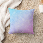 Frozen Blue to Purple Gradient Pillow クッション (ブランケット)