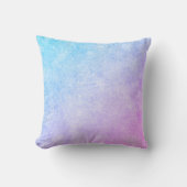 Frozen Blue to Purple Gradient Pillow クッション (正面)