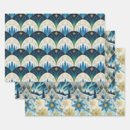 Frozen Elegance ラッピングペーパーシート