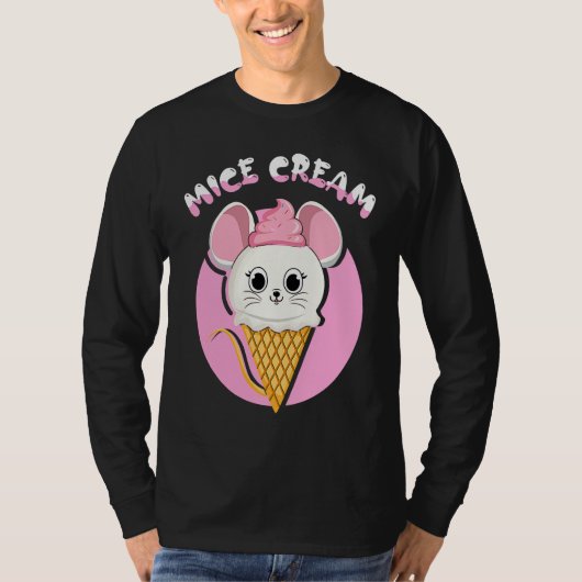Frozen Food Mouse  Foodie Mice Cream Tシャツ (正面)