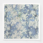 Frozen Frost Abstract Photography Blue/White (正面)