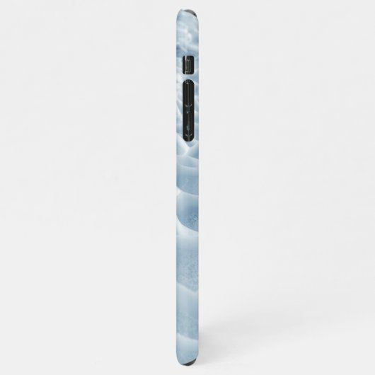 Frozen Geometry: The Crystallized Landscape iPhoneケース (左側)