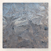 Frozen Ice Crystals ガラスコースター (正面)