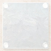 Frozen Ice Crystals ガラスコースター (裏面)