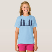 Frozen Magical Monoliths – Ancient Nordic Runes Tシャツ (正面フル)