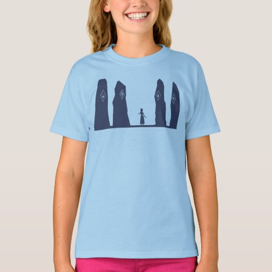 Frozen Magical Monoliths – Ancient Nordic Runes Tシャツ (正面)