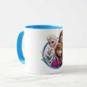Frozen movie characters mug  マグカップ (正面左)