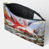 Frozen Oak Leaf Painting / Artist Larry Lerew アクセサリーポーチ (見開き)