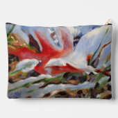 Frozen Oak Leaf Painting / Artist Larry Lerew アクセサリーポーチ (裏面)