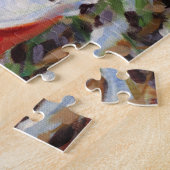 Frozen Oak Leaf Painting / Artist Larry Lerew ジグソーパズル (側面)