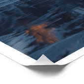 Frozen Serenity – Majestic Winter Lake Landscape ポスター (コーナー)