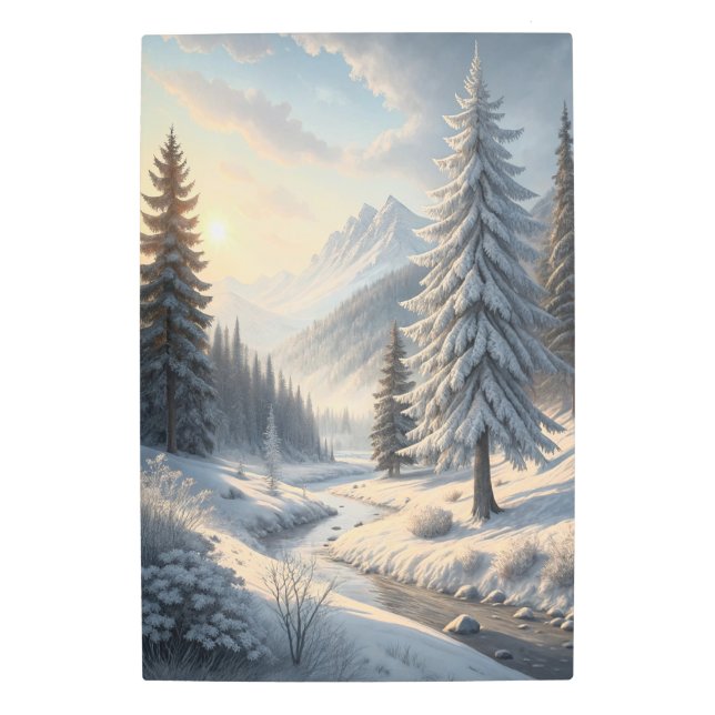 Frozen Silence メタルプリント (正面)