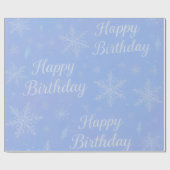 frozen theme birthday wrap ラッピングペーパー (フラット)