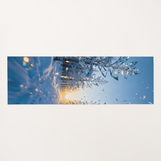 Frozen trees of glass shattered  ヨガマット (裏面(横))