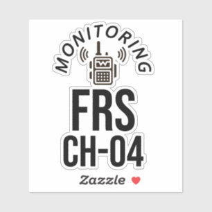 FRSチャネル4の監視 シール
