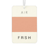 FRSHダークサーモン カーエアーフレッシュナー (裏面)