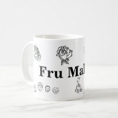 Fru Maltby コーヒーマグカップ (正面左)