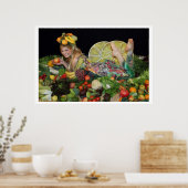Früchtchen print poster druck gemälde painting ポスター (キッチン)