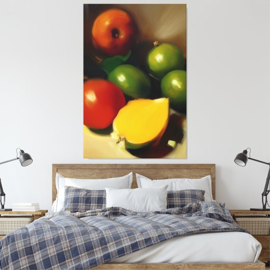 Früchte キャンバスプリント (インサイチュ (寝室))