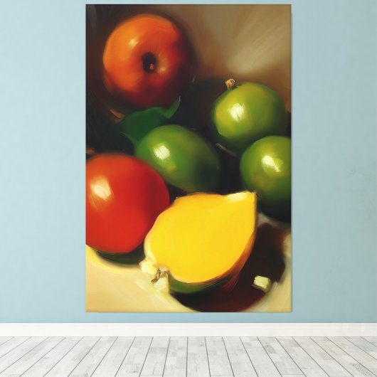 Früchte キャンバスプリント (インサイチュ (ウッドフロア))