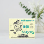 Fruhjahrsmesse 1965 Leipzig Werbedesign DDR ポストカード (スタンド正面)