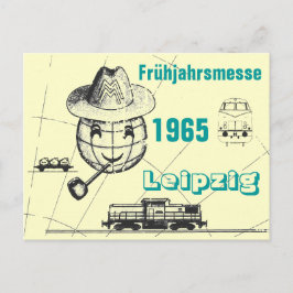 Fruhjahrsmesse 1965 Leipzig Werbedesign DDR ポストカード