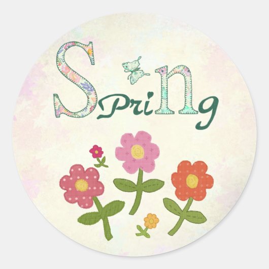 Frühling ラウンドシール (正面)