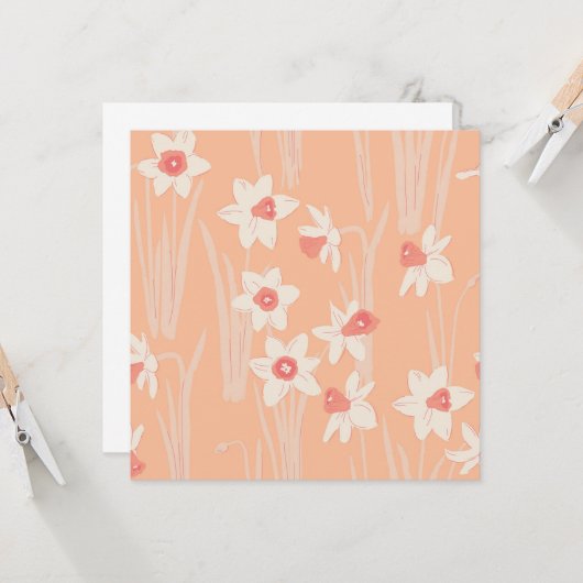 Frühlingsblumen, Narzisse. (正面/裏面インサイチュ)