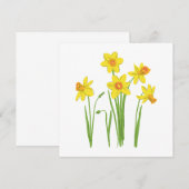 Frühlingsblumen, Narzisse. (正面/裏面)