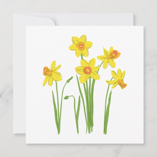 Frühlingsblumen, Narzisse. (正面)