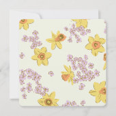 Frühlingsblumen Osterglocke シーズンカード (正面)