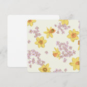 Frühlingsblumen Osterglocke シーズンカード (正面/裏面)