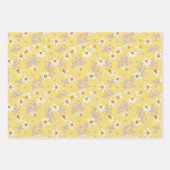 Frühlingsblumen Osterglocke ラッピングペーパーシート (正面3)