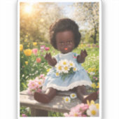 Frühlingszauber & Gänseblümchen-Glück  シール (正面)