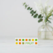 FRUIT (モダン正方形) スキニー名刺 (スタンド正面)