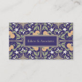 Fruit and Flowers Elegant Purple 名刺 (正面)