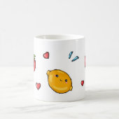 Fruit and Veggie Doodle Mug コーヒーマグカップ (中央)