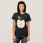 Fruit Apple Half Slice Trendy Halloween Fruits Cos Tシャツ (正面フル)