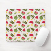 Fruit Basket Pattern Collection - Watermelon マウスパッド (マウス)