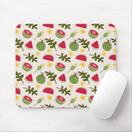 Fruit Basket Pattern Collection - Watermelon マウスパッド
